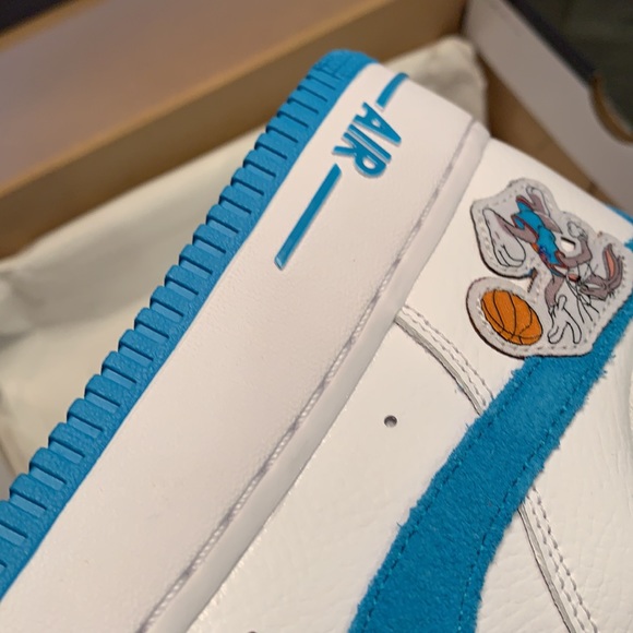 💙 New Space Jam Nike Air Force 1 - Picture 12 of 13